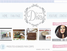 Tablet Screenshot of eusoudiva.com.br